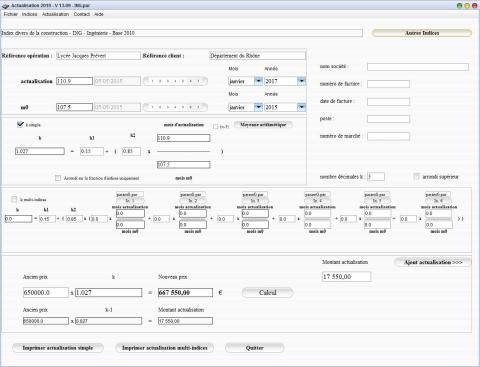 nouvelle version du logiciel d'Actualisation de prix pour mac et pc v13.09